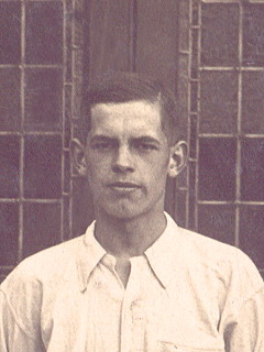 Ronald Bradshaw aged 18 at Halesowen Grammar School