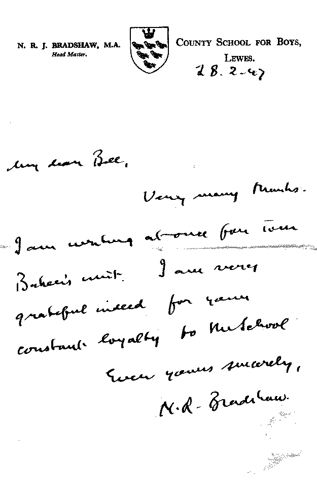 Arnold Letter