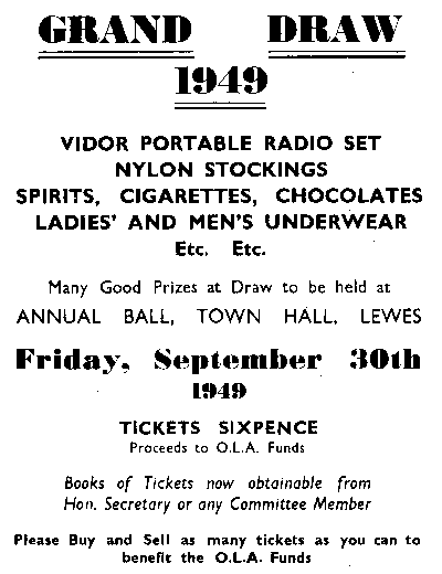 Flyer for the Grand Draw