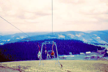 Down the Ski Lift