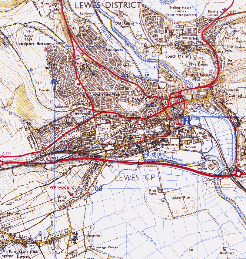 Lewes Map