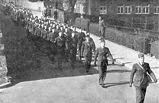 464 (LEWES) SQUADRON A.T.C., SCHOOL FLIGHT LEADING [NRB at the front]