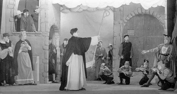 Scene from school play