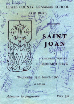 An Autographed Program